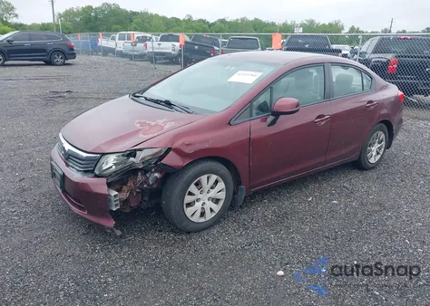2012 Honda Civic Lx from USA, damaged, VIN 2HGFB2F55CH600274